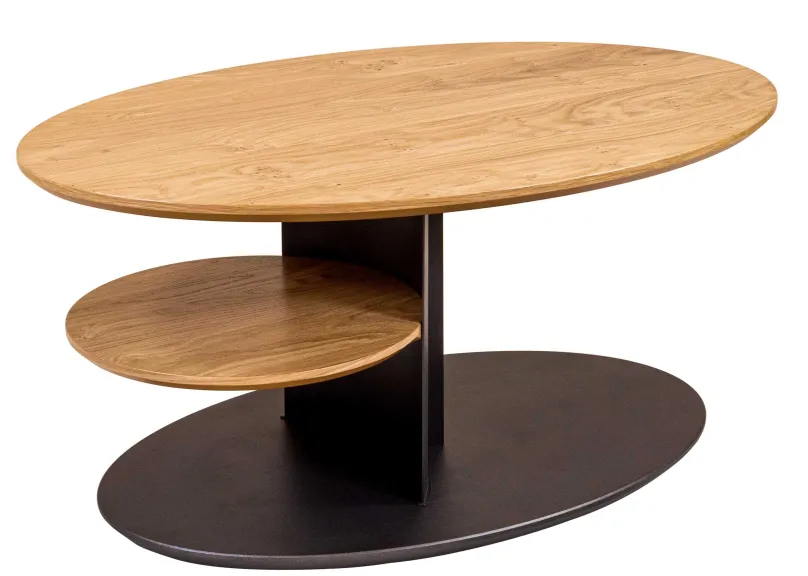 Online 7602 Couchtisch oval höhenverstellbar Couchtische