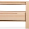 Online Couchtisch wildeiche massiv mit Schublade Couchtische