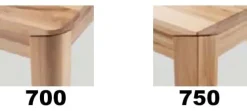 Best CT700/750 Couchtisch Massivholz Couchtische