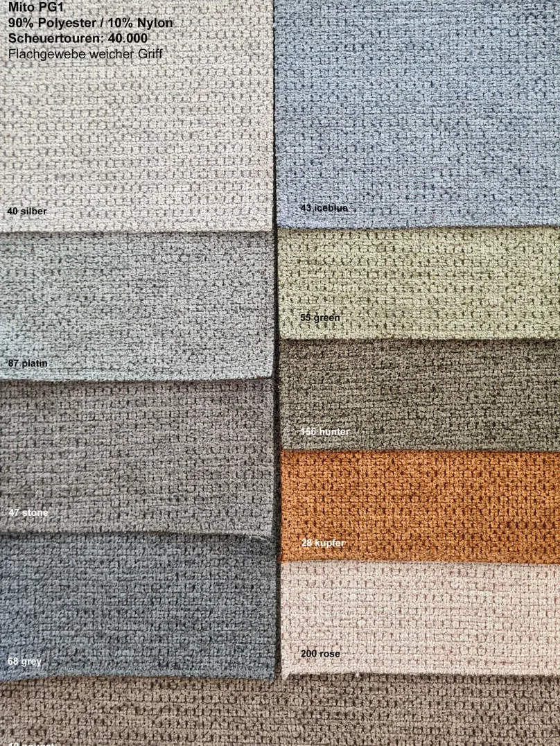 Discount Dietsch Denja Schlafsofa mit Bettkasten Leder oder Textil individuell Ecksofas