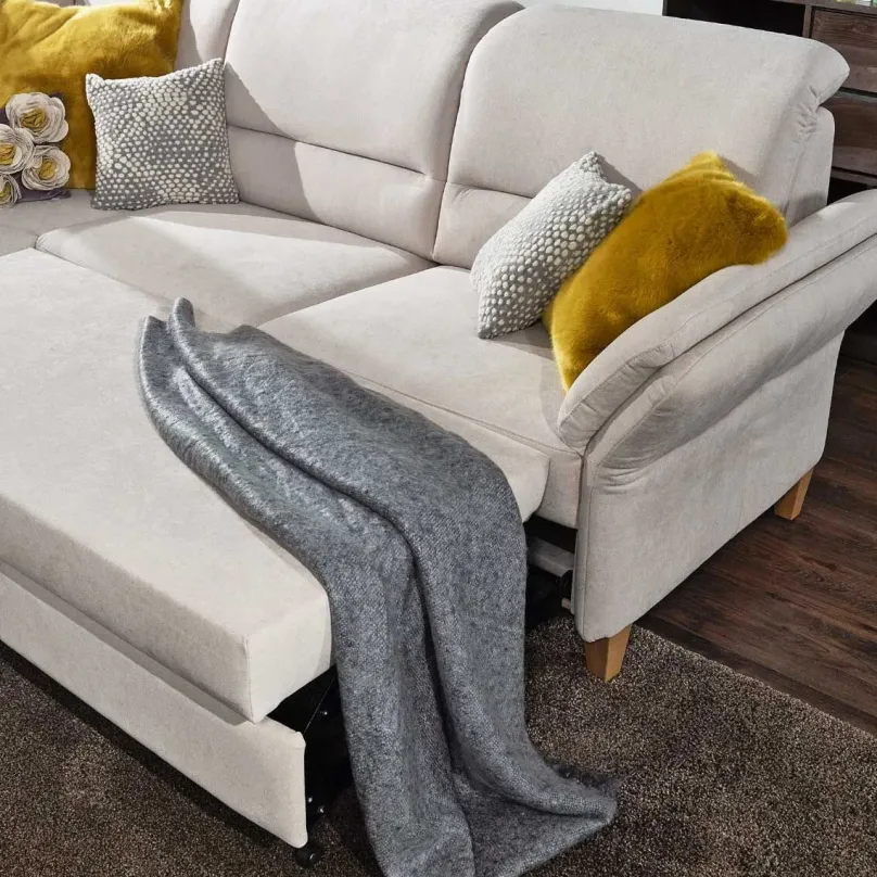 Discount Dietsch Denja Schlafsofa mit Bettkasten Leder oder Textil individuell Ecksofas