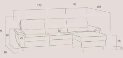Online Dietsch Onyx Schlafsofa mit Ottomane in vielen Farben Schlafsofa|Ecksofas