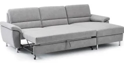 Online Dietsch Onyx Schlafsofa mit Ottomane in vielen Farben Schlafsofa|Ecksofas
