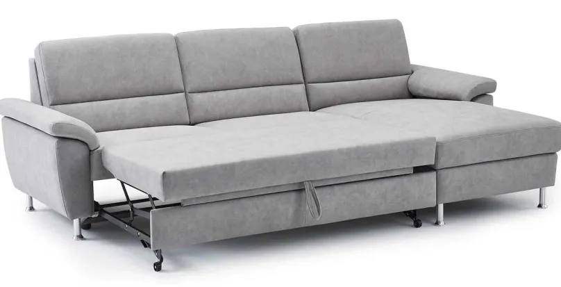 Online Dietsch Onyx Schlafsofa mit Ottomane in vielen Farben Schlafsofa|Ecksofas