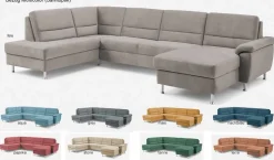 Hot Dietsch Onyx Wohnlandschaft wahlweise mit Schlaffunktion und Bettkasten Schlafsofa|Wohnlandschaft