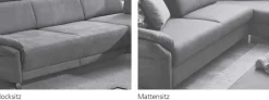 New Dietsch Rhodos funktionale Wohnlandschaft Boxspring optional Ecksofas