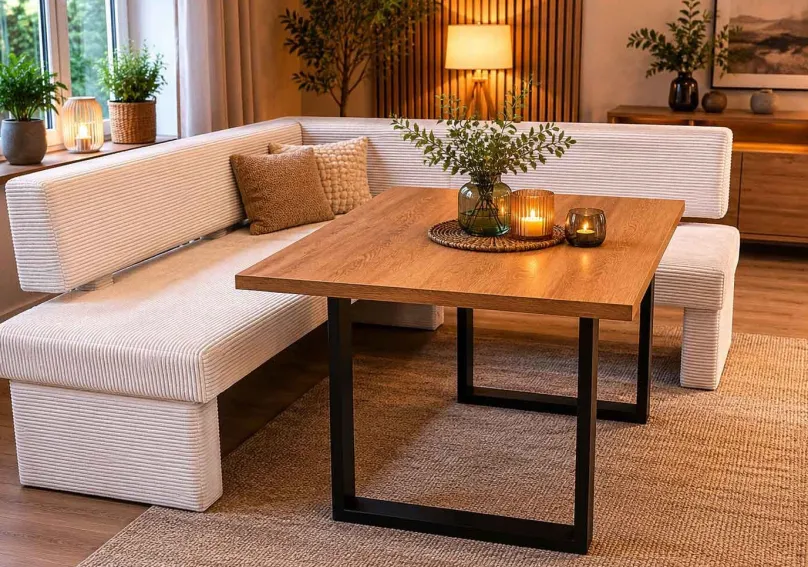 Outlet Eckbank creme Eckbänke