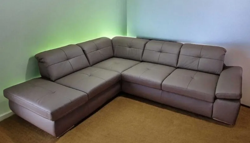 Hot Ecksofa mit Sitztiefenverstellung Ecksofas