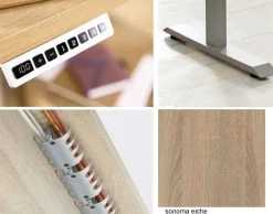 Clearance Edjust Eckschreibtisch höhenverstellbar Schreibtische