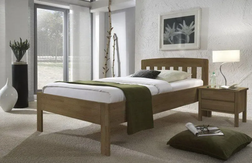 Best Einzelbett Holz Massivholzbett