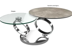 Eolia Couchtisch rund 2-teilig Couchtische