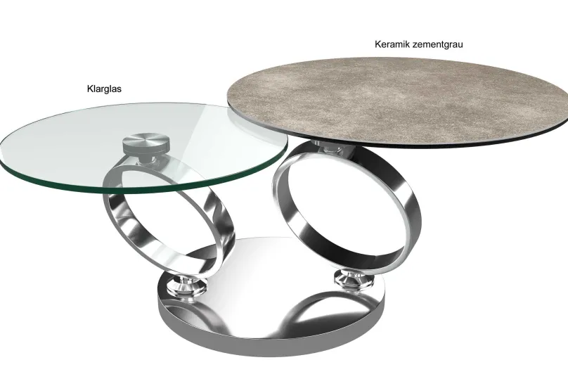 Eolia Couchtisch rund 2-teilig Couchtische
