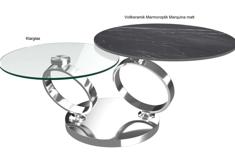 Eolia Couchtisch rund 2-teilig Couchtische