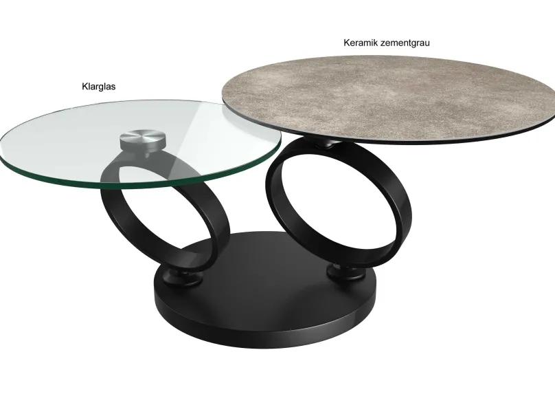 Eolia Couchtisch rund 2-teilig Couchtische