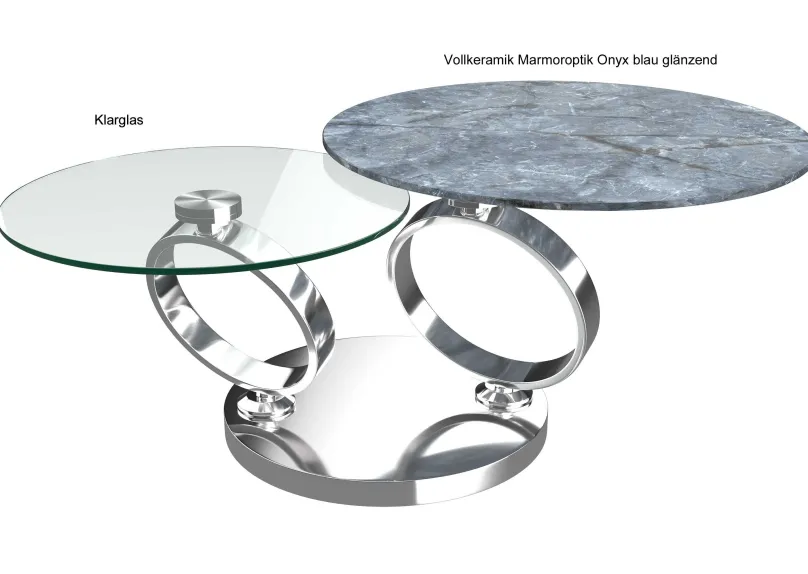 Eolia Couchtisch rund 2-teilig Couchtische