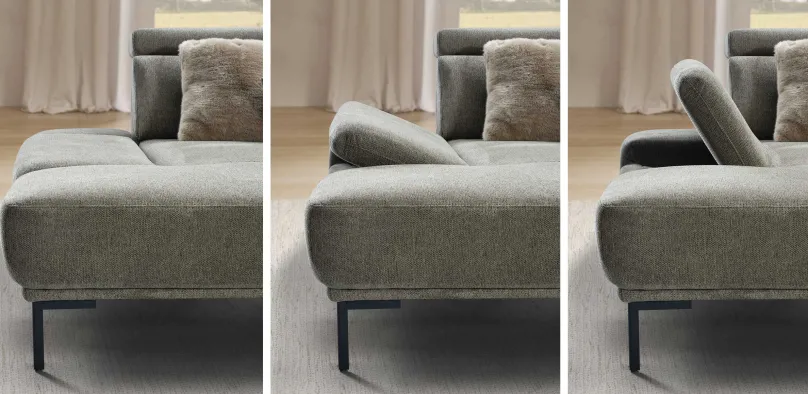 Outlet Family Trend Couch mit Sitztiefenverstellung Ecksofas|Sofas