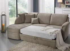 Discount Florenz Couch mit Schlaffunktion Schlafsofa|Ecksofas