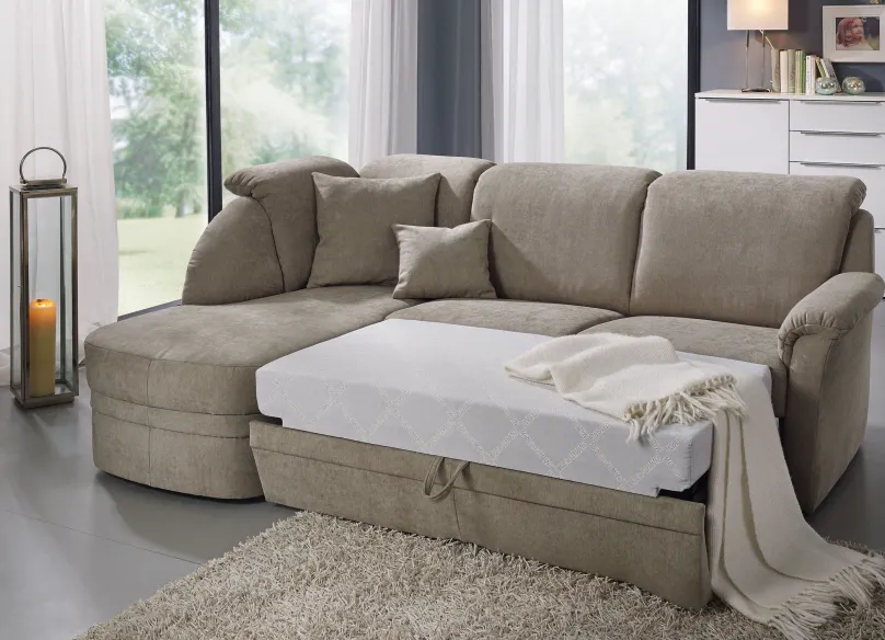 Discount Florenz Couch mit Schlaffunktion Schlafsofa|Ecksofas