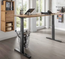 New Florenz Stehschreibtisch höhenverstellbar Holz Schreibtische