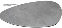 Clearance Galet Couchtisch Keramik grau Couchtische