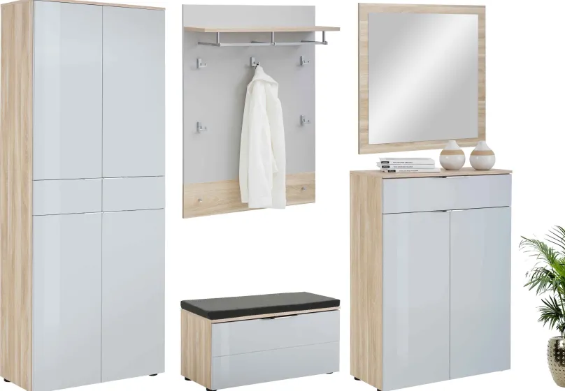 Garderoben-Set modern günstig Garderobenset