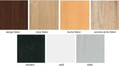Glasvitrine schmal in 7 Farben Vitrinen|Glasvitrinen