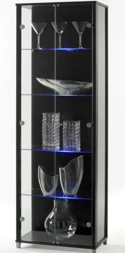 Hot Glasvitrine schwarz oder weiß Vitrinen|Glasvitrinen