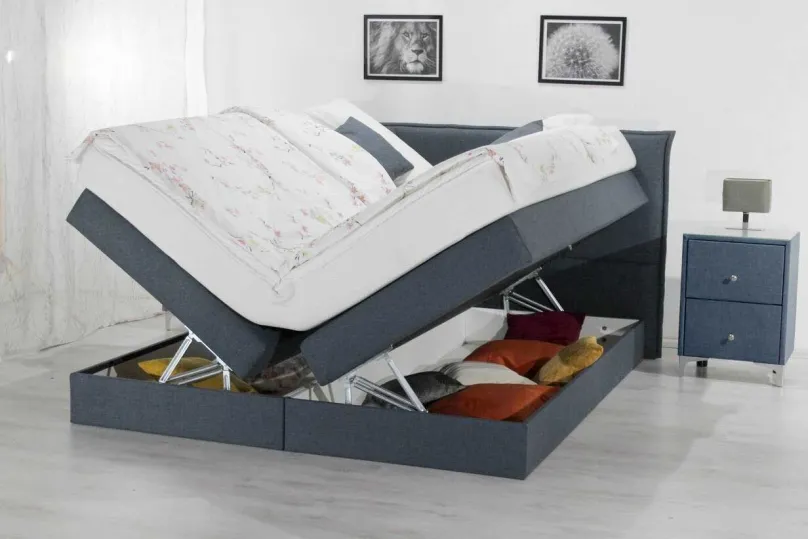 Clearance Granada Boxspringbett 160x200 mit Bettkasten Boxspringbett