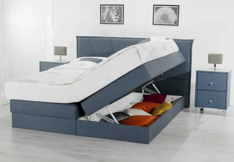 Clearance Granada Boxspringbett 160x200 mit Bettkasten Boxspringbett