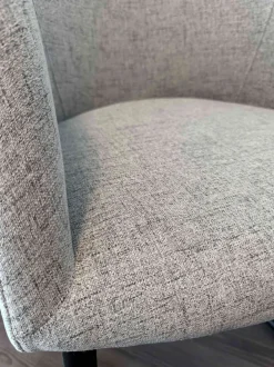 Outlet Grauer Schwingsessel 2er Set Schwingstühle|Stühle