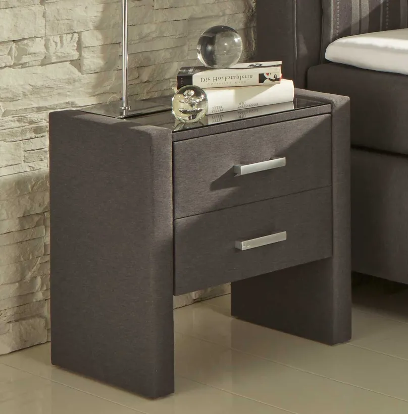 Outlet Hapo Nachttisch für Boxspringbett Nachtkommode