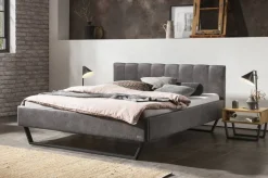 Clearance Polsterbett grau Polsterbett