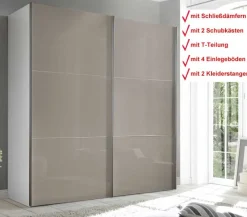 Hot Includo Glas Schwebetürenschrank Schwebebetürenschränke