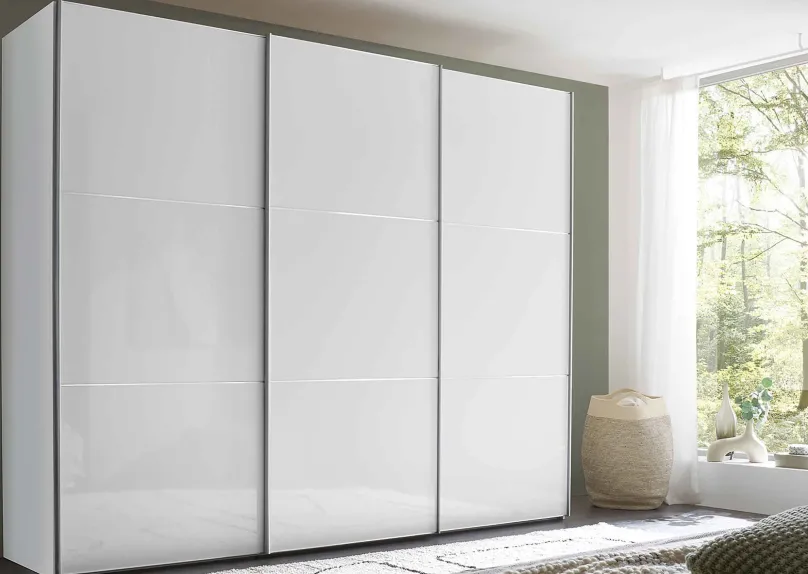 Includo Kleiderschrank Hochglanz Schwebebetürenschränke