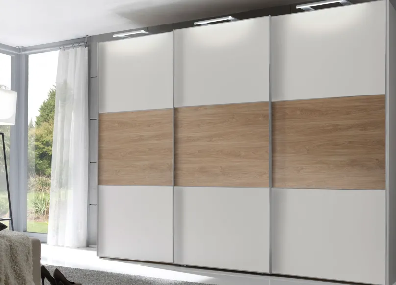 Best Includo Kleiderschrank mit Innenausstattung Schwebebetürenschränke