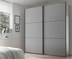 Best Includo Kleiderschrank mit Innenausstattung Schwebebetürenschränke