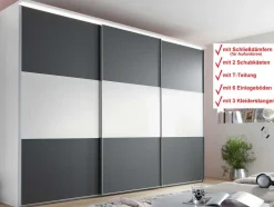 Best Includo Kleiderschrank mit Innenausstattung Schwebebetürenschränke