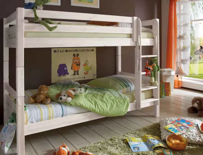 Clearance Etagenbett Massivholz Kinderbett|Jugendbett