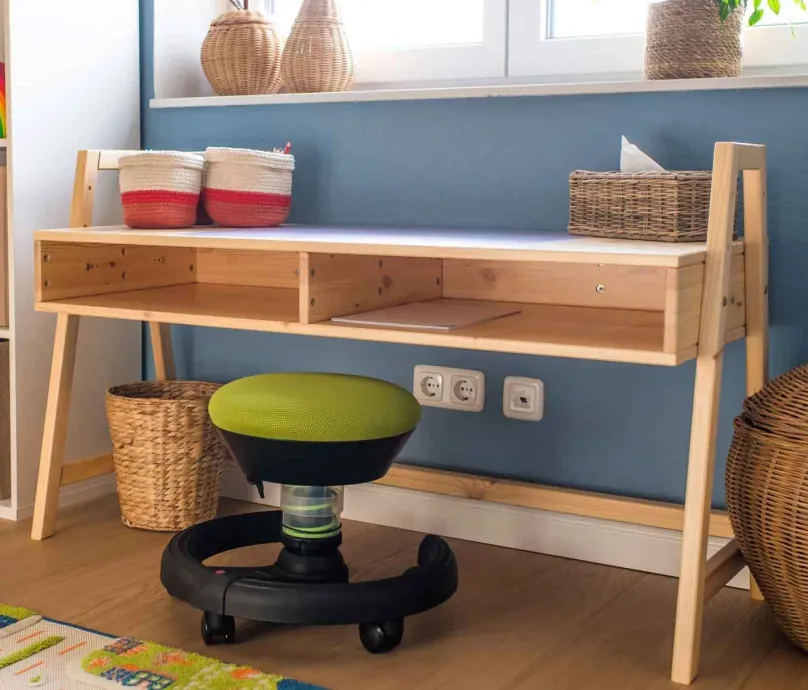 Best höhenverstellbarer Schreibtisch Holz Kinder Kinderschreibtisch|Jugendschreibtisch