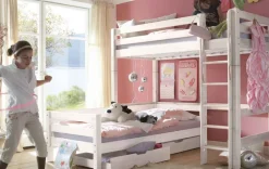 Outlet Hochbett für 2 Kinder Kinderbett|Jugendbett