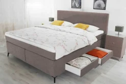 Clearance Jason Boxspringbett 200x200 mit Stauraum Boxspringbett