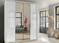 Discount Kansas Kleiderschrank 150 breit Falttürenschränke