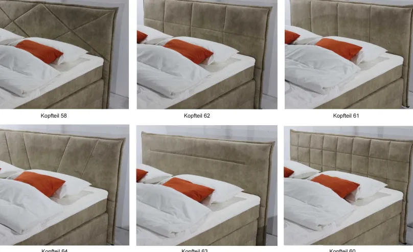 Clearance Kassel Boxspringbett 200x200 mit Bettkasten Boxspringbett