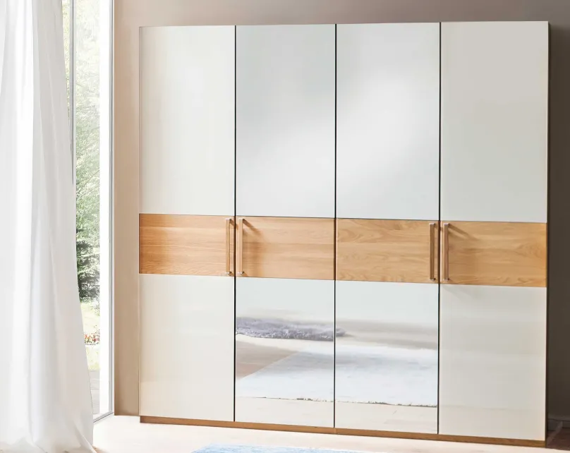 Best Kiruna Kleiderschrank eiche Drehtürenschränke