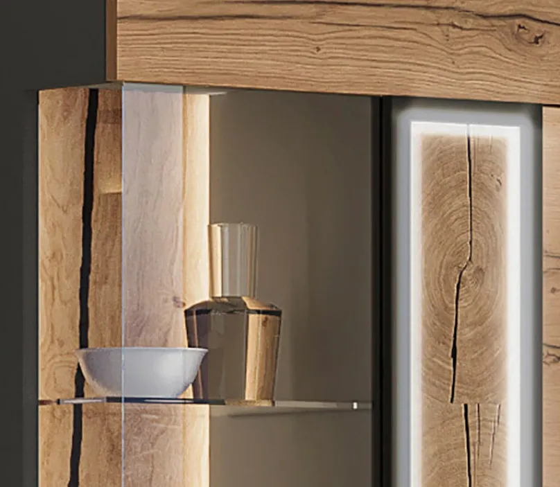 Hot Kitzalm Wohnwand kernbuche modern Wohnwände|Landhausmöbel