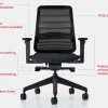 Best Koplus Tonique ergonomischer Bürosessel schwarz mit vielen Funktionen Bürostühle Ergonomisch