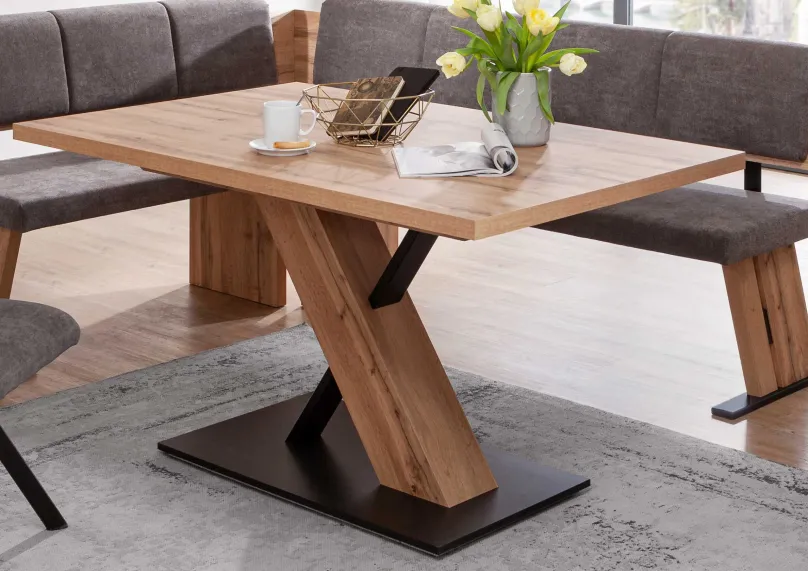 Discount Kota moderne Eckbankgruppe eiche Essgruppen