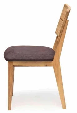 New Lars Holzstuhl mit Polster wildeiche Stühle|Polsterstühle