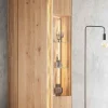 Discount Lausanne Vitrinenschrank wildeiche massiv Highboards|Anrichten