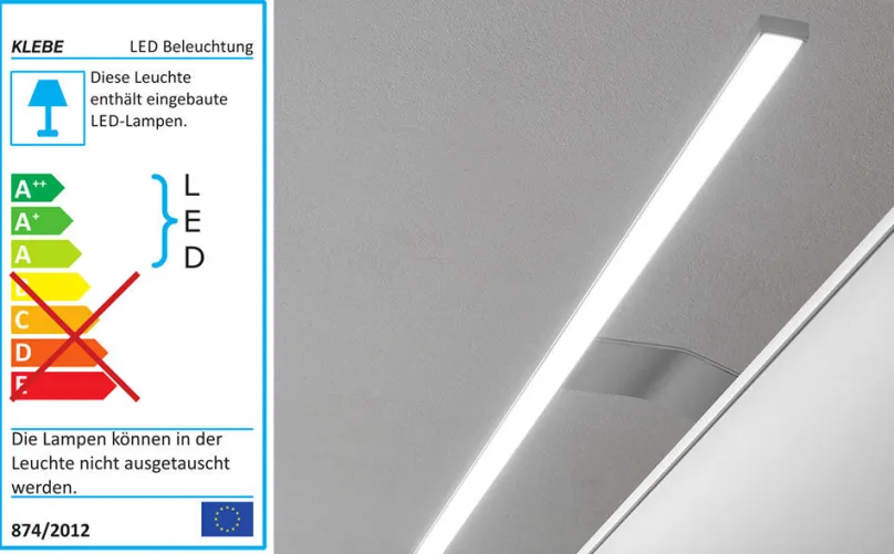 Hot LED Möbel Beleuchtung Switch mit Farbwechsel alufarbig Schrankbeleuchtung